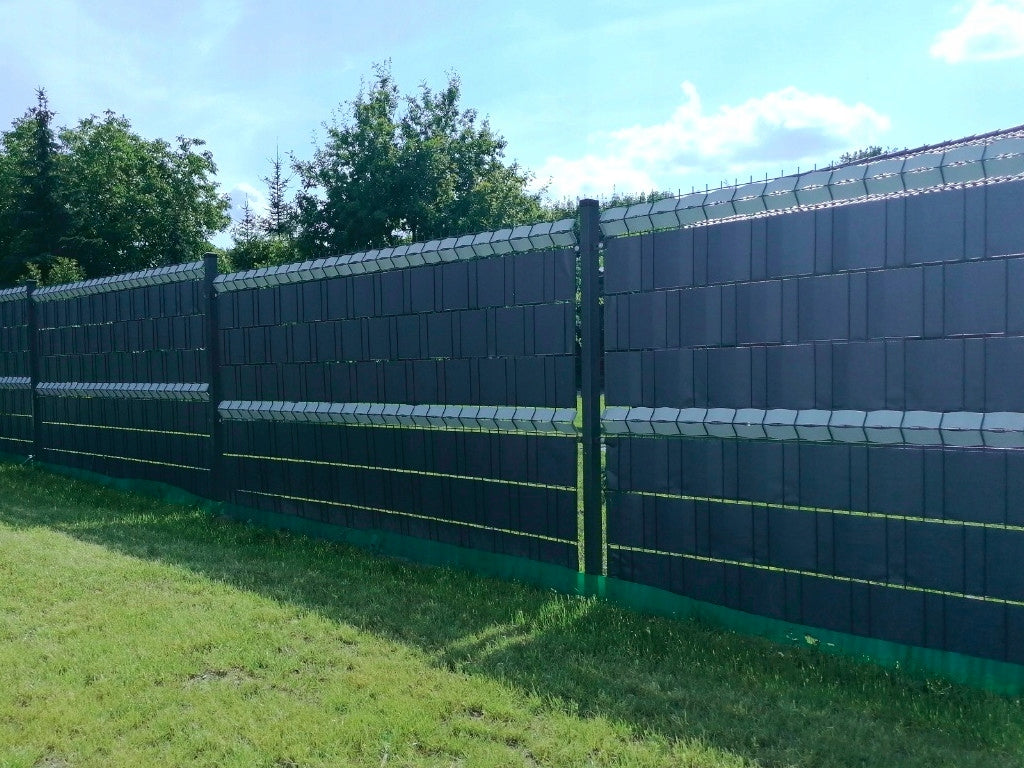 FENCE TAPE 4,75cm x 35m PANEL FENCE COVER 3D ANTHRACITE Color gray