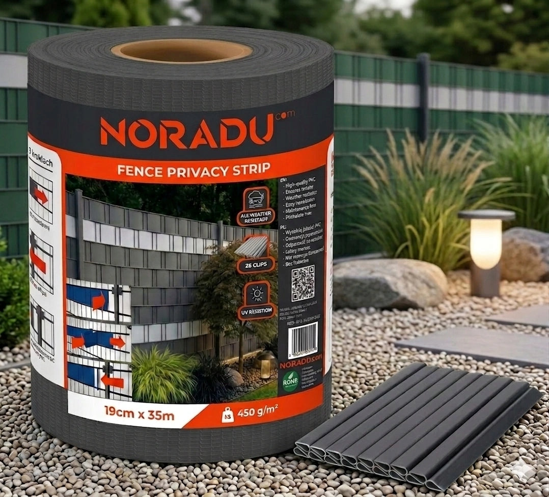 FENCE TAPE ANTHRACITE 19x35m COVER FOR PANEL FENCES FENCE +UV Manufacturer code SFS-1935M-7016 Antracyt 19x35m 450g/m2 PRO UV