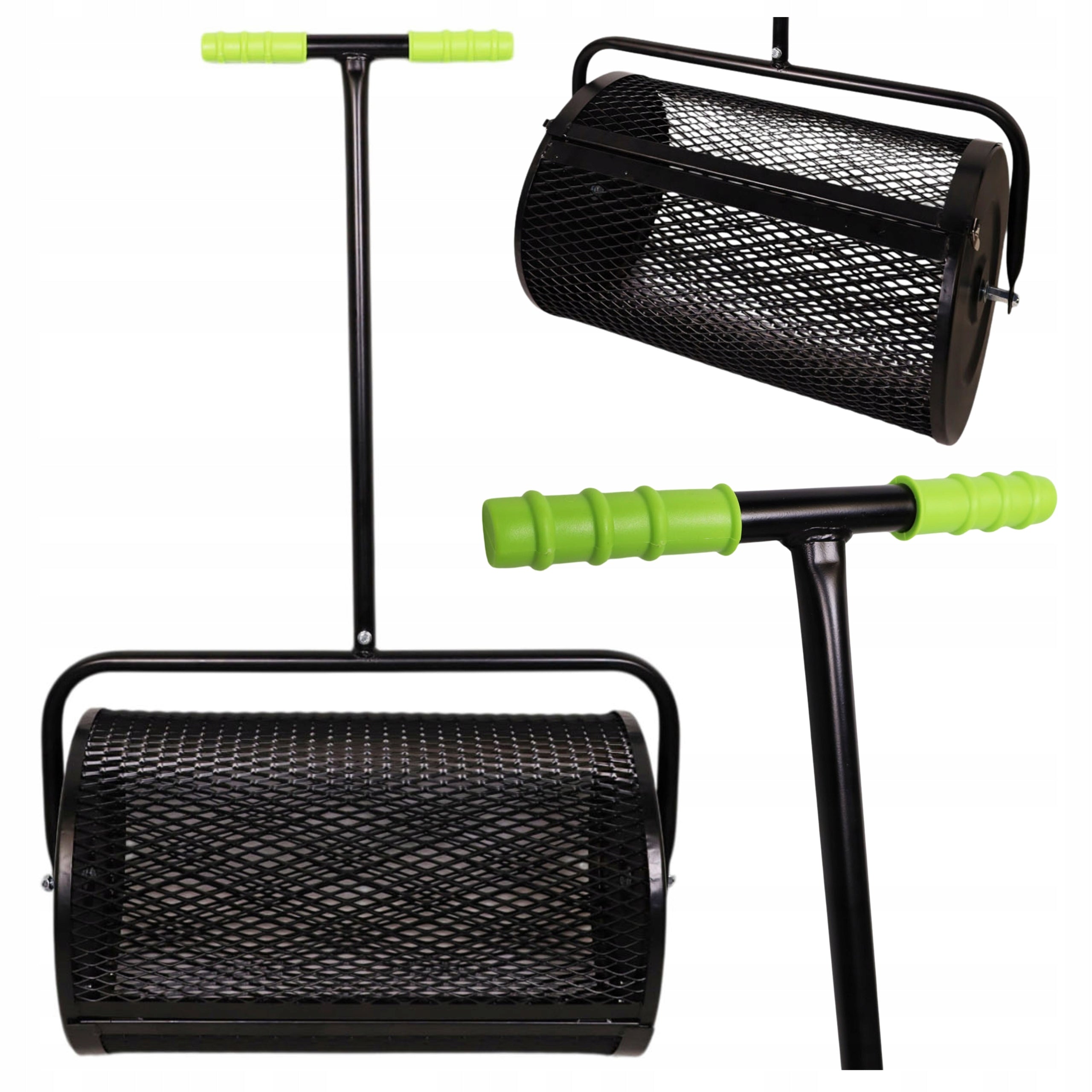 FERTILIZER COMPOST SPREADER PEAT SPREADER MESH GARDEN ROLLER SHAFT Manufacturer code Walec rozsiewacz kompostu ziemi torfu