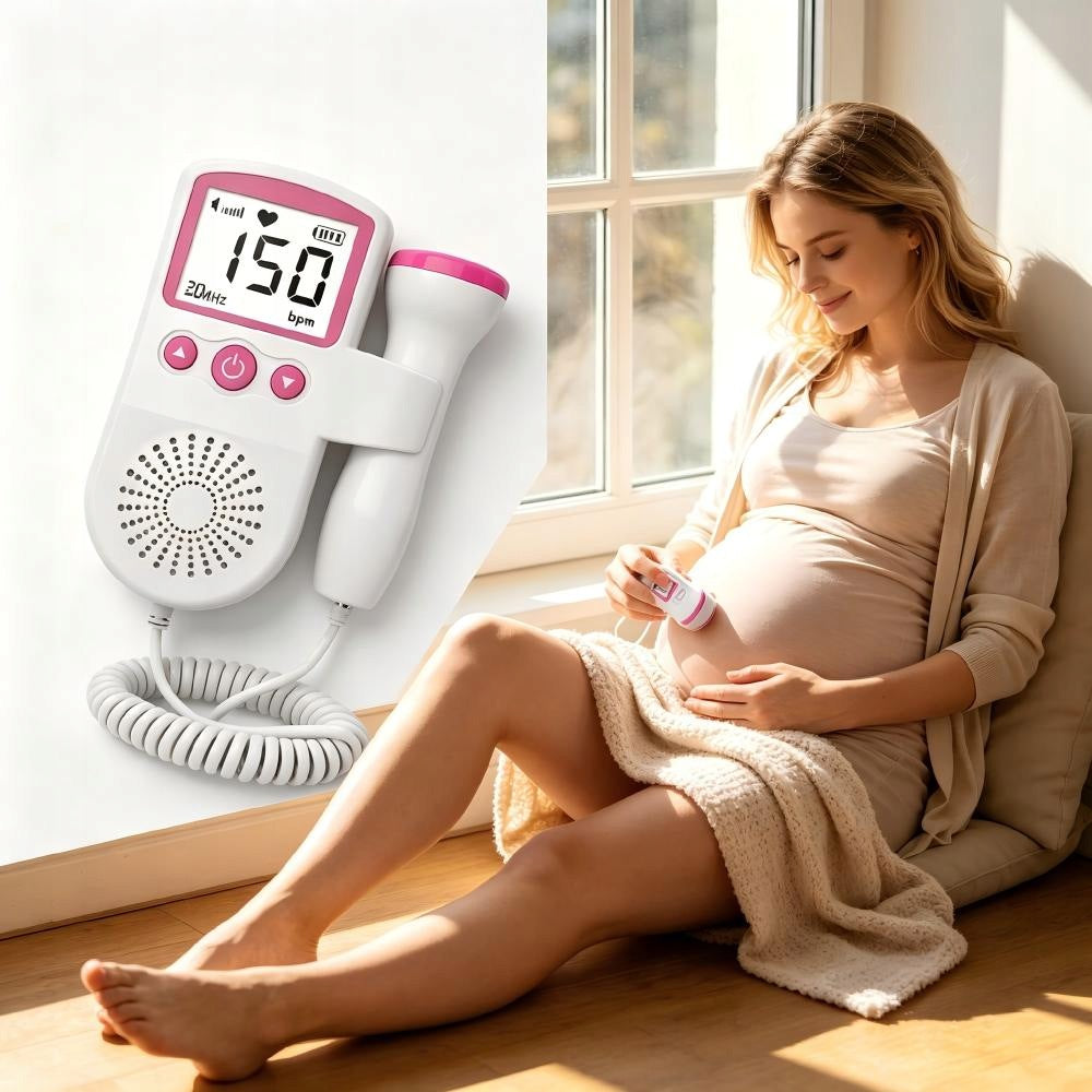 FETAL HEART RATE DETECTOR DOPPLER BABY HEART MONITOR