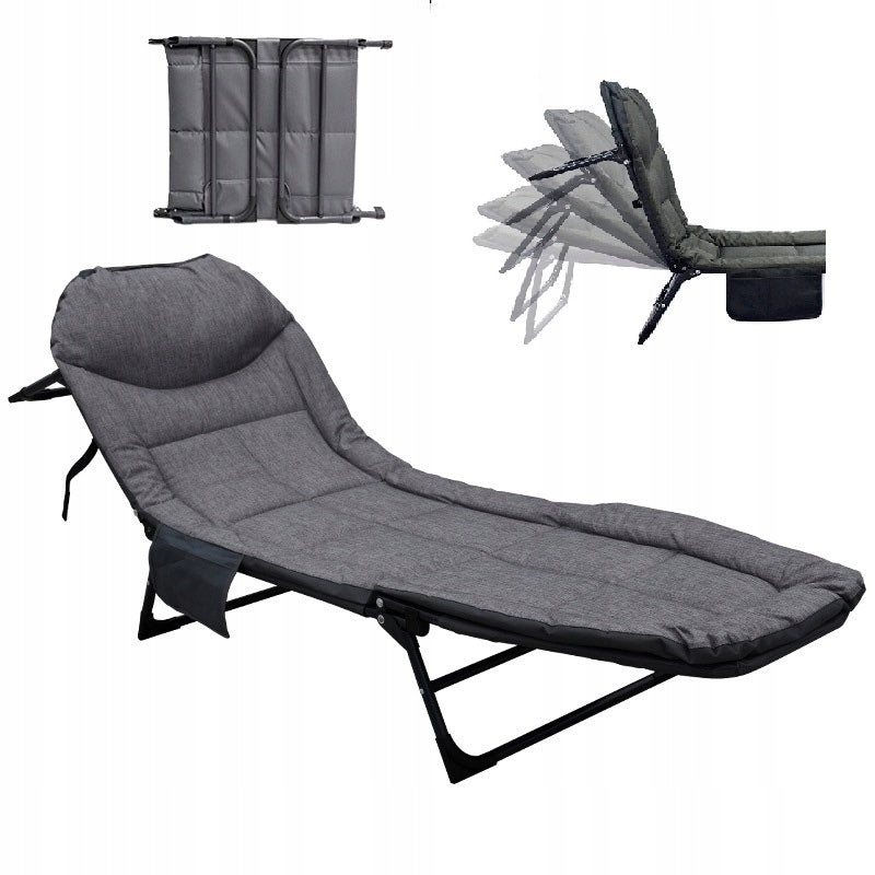 FIELD TRAVEL BED FOLDING GARDEN COUCH SUN LOUNGER PORTABLE LIGHTWEIGHT