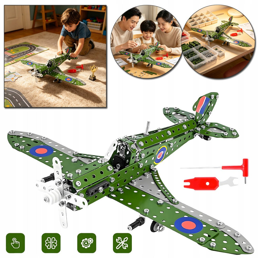 FIGHTER MODEL KIT, EDUCATIONAL STEM TOY, CONSTRUCTION SET