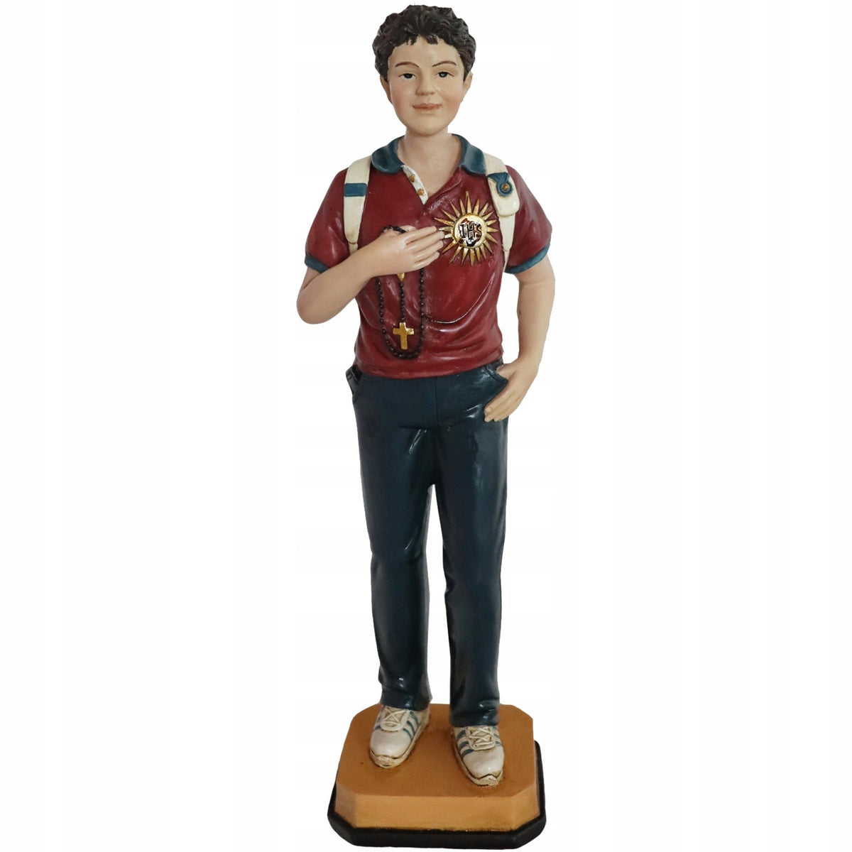 FIGURE ST. CARLO ACUTIS 30 CM RESIN MASS RELIGIOUS FIGURINE GIFT Manufacturer code RAI6564