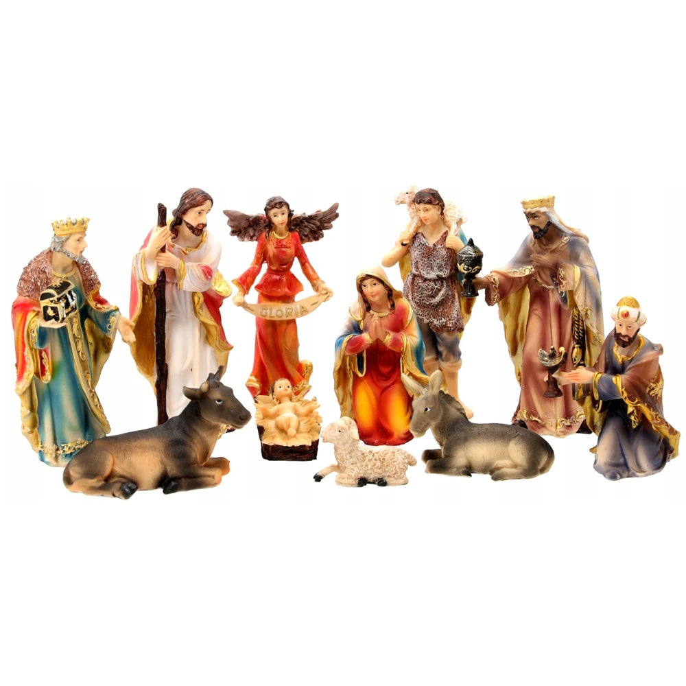 FIGURES FOR NATIVITY SCENE 15 CM SET OF 11 FIGURES FOR NURSERY STABLE