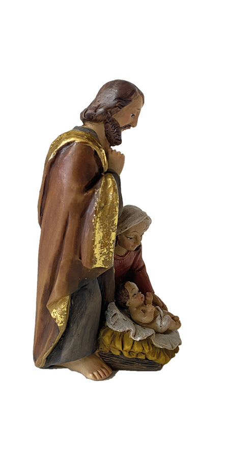 FIGURINE HOLY CHRISTMAS FAMILY CUTE HAND PAINTED 10,2cm high Manufacturer code K449