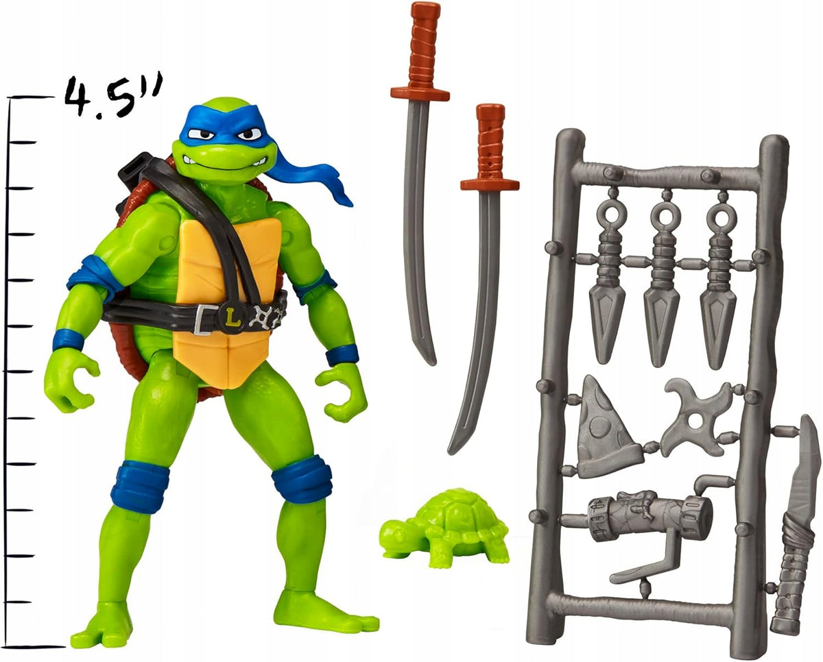 FIGURINE LEONARDO TURTLES NINJA PLAYMATES MUTANT MAYHEM Manufacturer code 83281
