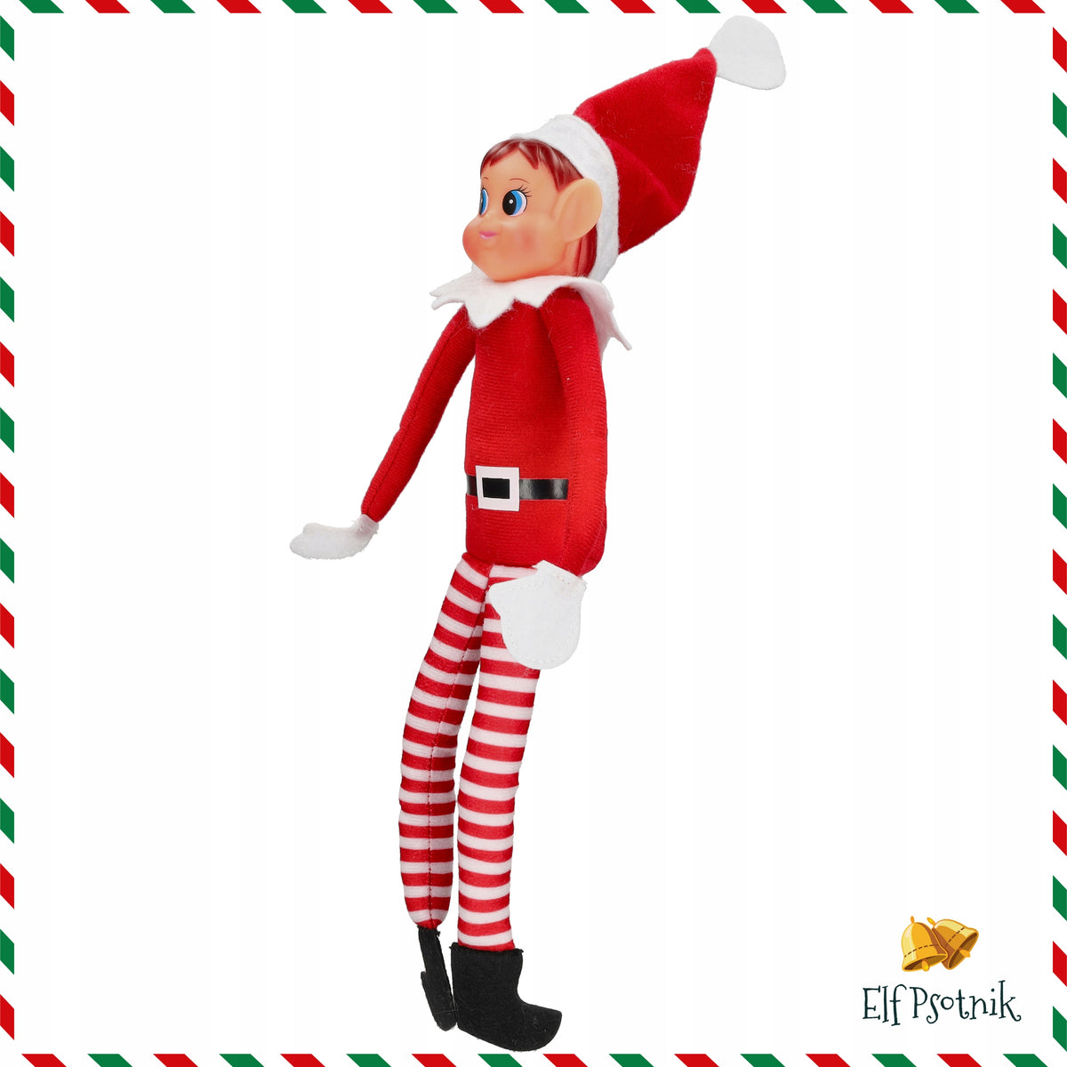 FIGURINE OF A CHRISTMAS ELF ELF PSOTNIK DWARF GIRL ELVIE Manufacturer code Elf Psotnik FIGURKA ELFA URWISA DZIEWCZYNKA