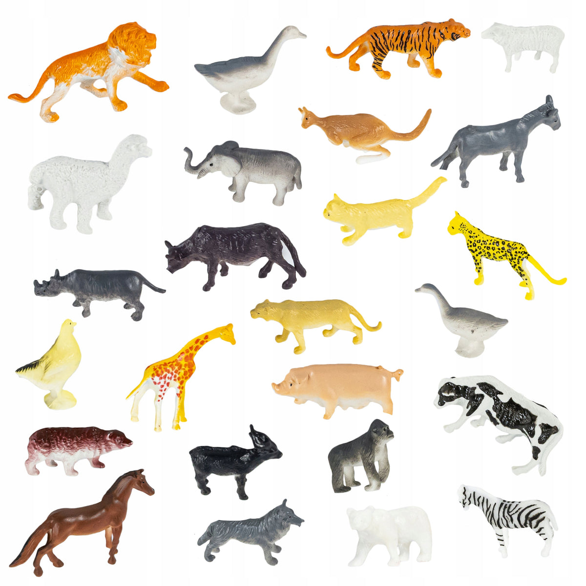 FIGURINES ANIMALS ZOO ANIMALS SET FIGURINES WILD SAFARI CHEST 58 EL Manufacturer code 1105