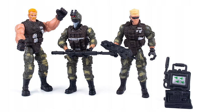 FIGURINES OF SOLDIERS COMMANDOS POLICE ARMY SET Brand Świat Dziecka
