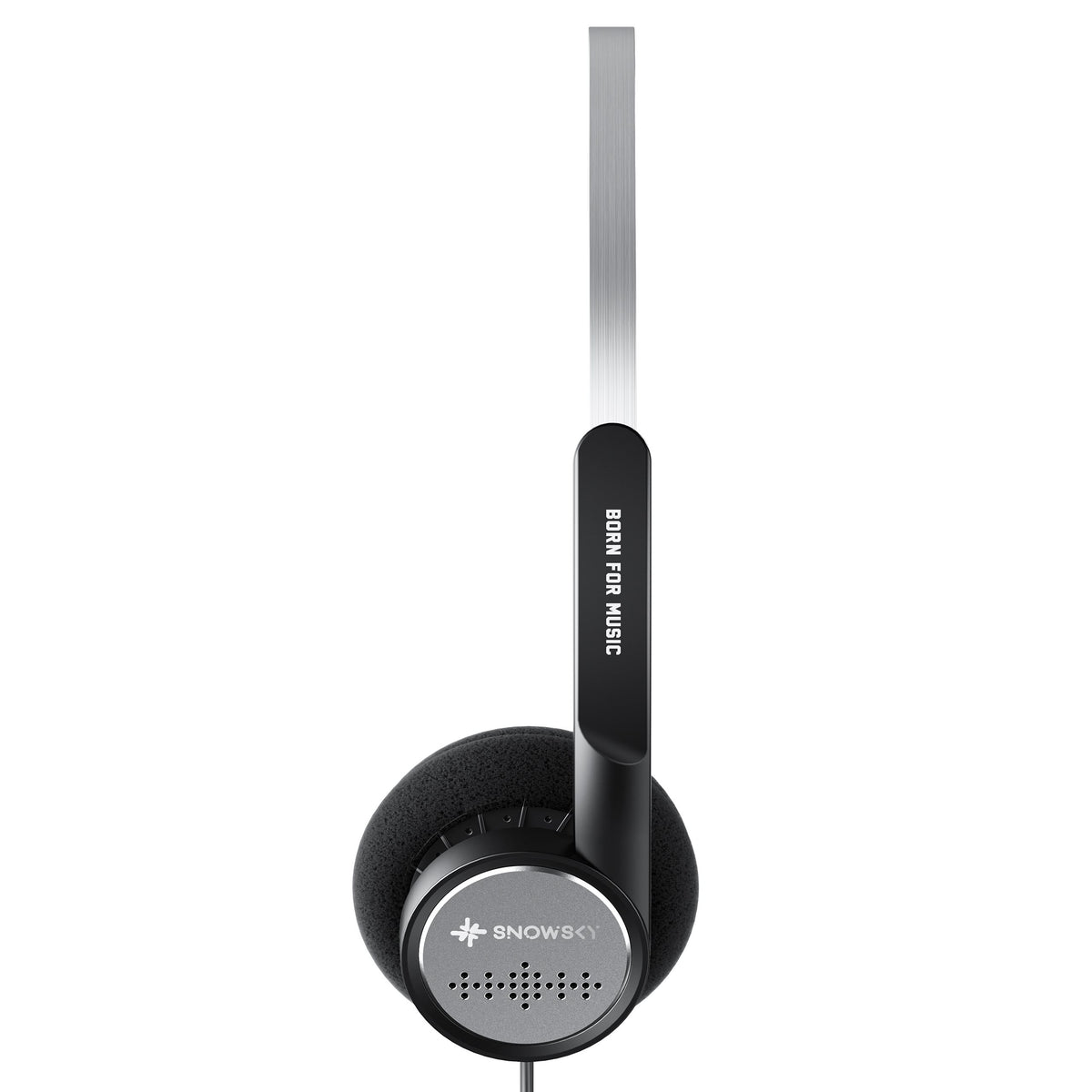 FIIO SNOWSKY WIND SEMI-OPEN ON-EAR HEADPHONES WITH RETRO MICROPHONE BLACK Brand FiiO