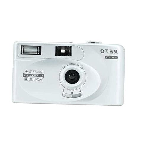 FILM CAMERA 35MM COMPACT PANORAMA WIDE ANGLE 22MM METAL COVER