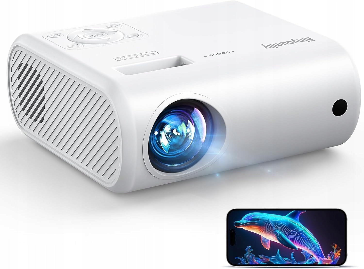 FILM PROJECTOR POYBPCY K8 5G WIFI SMART PROJECTOR IMAGE HOME CINEMA REMOTE CONTROL Packaging status original