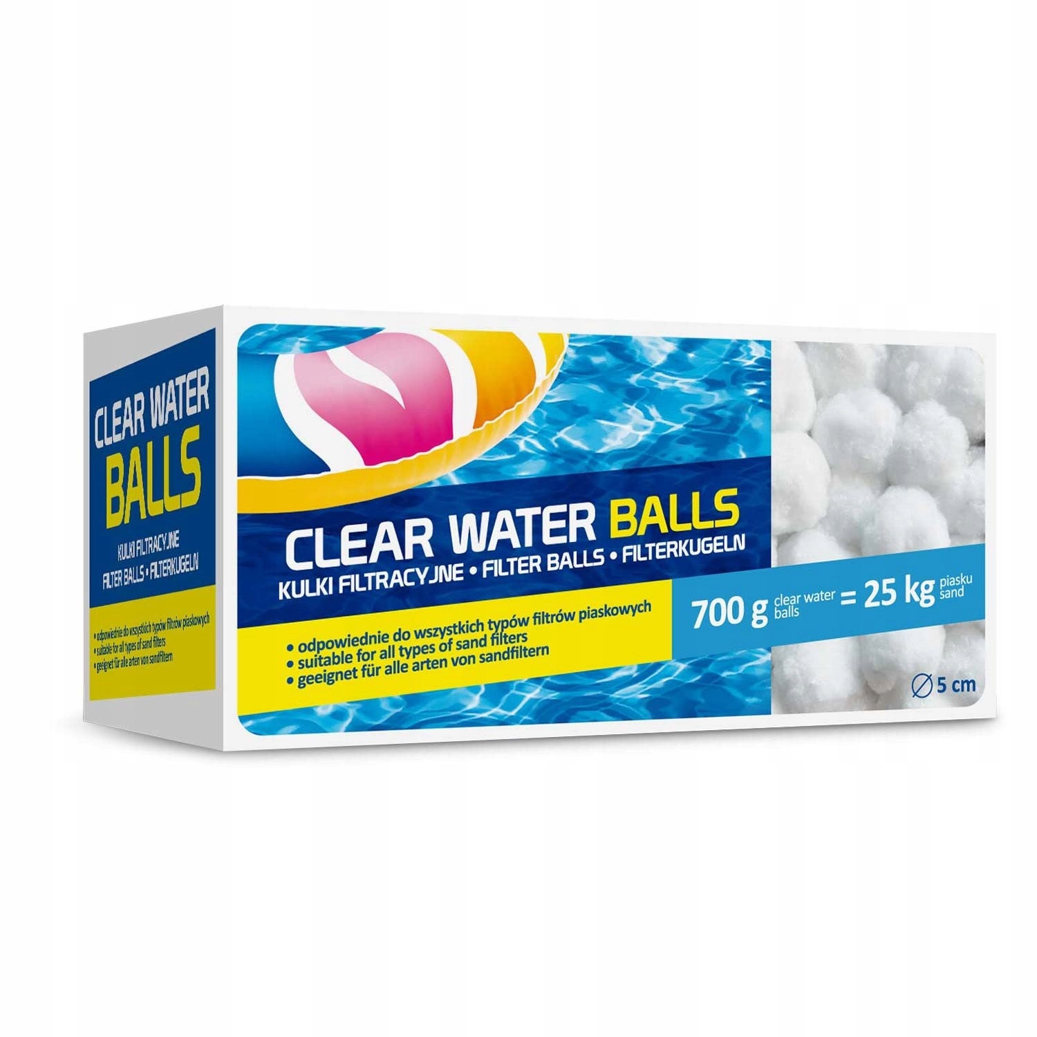 FILTER BALLS FOR POOL AND SAND PUMPS 1400g GAMIX CLEAR WATER BALLS Brand Gamix