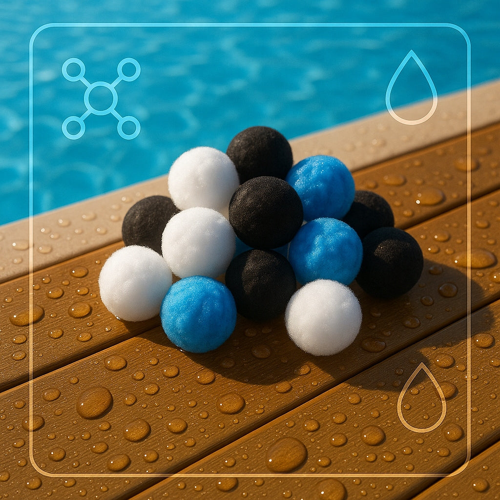FILTER BALLS FOR PUMP POOL 1500g 1.5 kg SILVER IONS ACTIVATED CARBON Brand MTA
