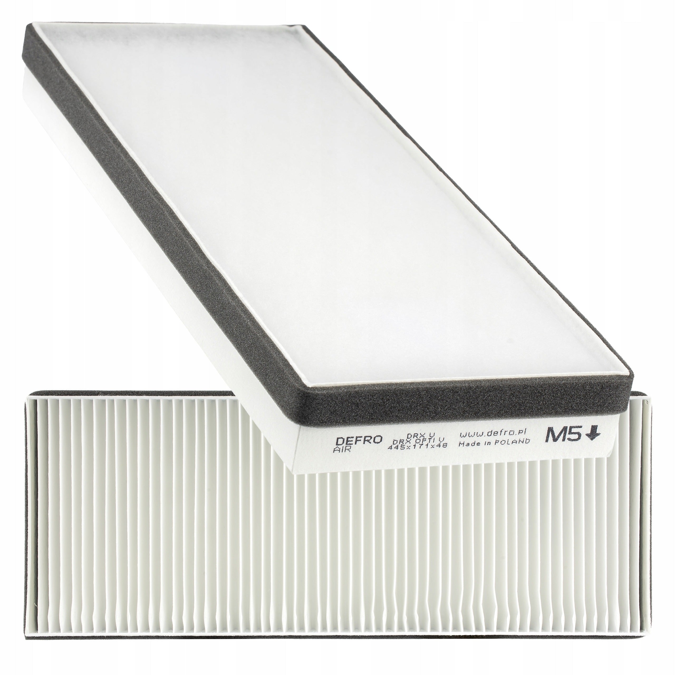 FILTER M5 445X171X48 DRX V DRX OPTI V FOR RECUPERATOR ORIGINAL REPLACEMENT