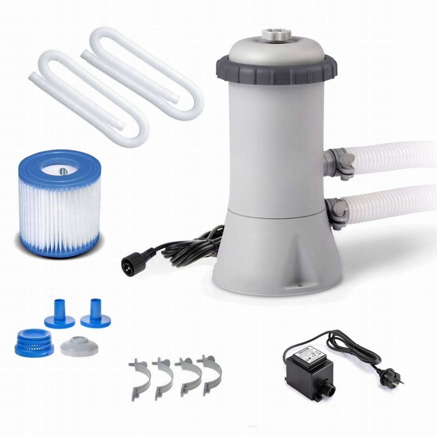 FILTER PUMP FOR SWIMMING POOLS + TRANSFORMER 12V 1250 l/h INTEX 28602GS Brand no brand