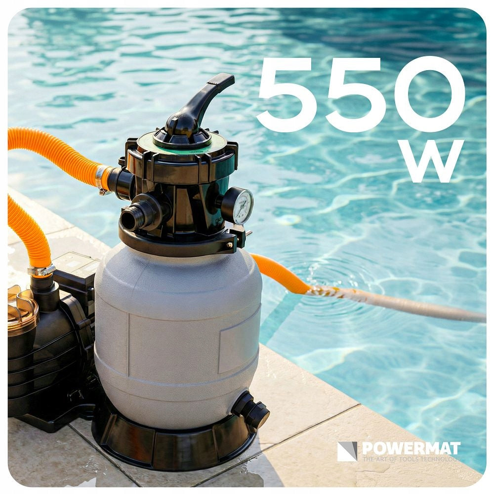 FILTER SAND PUMP FOR POOL 13200 l/h LCD TIMER FILTER + BALLS 500G Manufacturer code PM1483