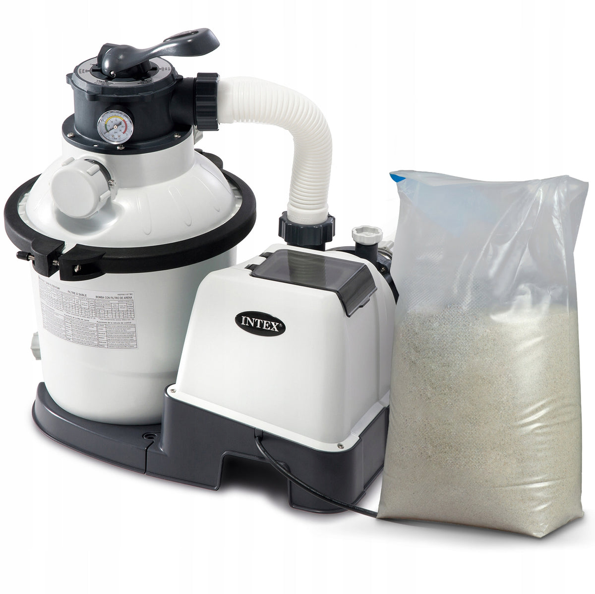 FILTER SAND PUMP FOR SWIMMING POOLS 5700 l/h + sand 25kg INTEX 26644