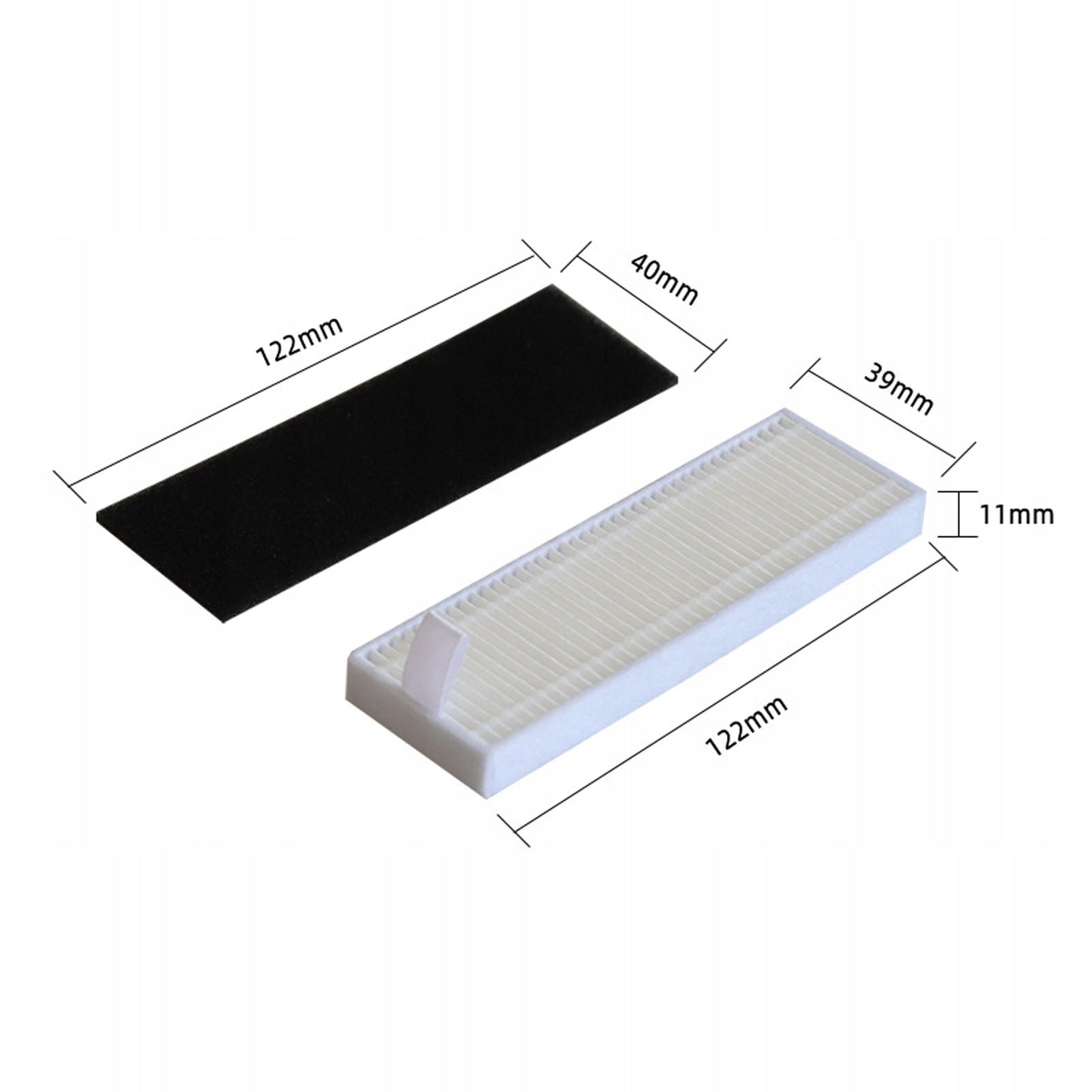 FILTERS FOR ROBOT VACUUM CLEANER FOR TIKOM G8000 HONITURE G20 LARESAR EVOL3 10PCS Packaging status original