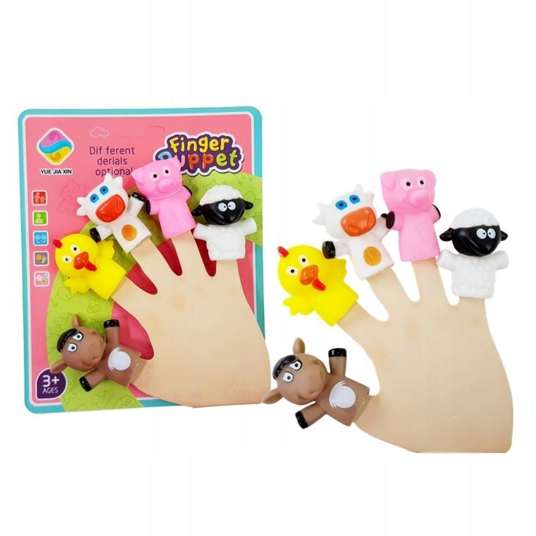 FINGER PADS PUPPETS ANIMALS 5 EL PIG FINGER PUPPET