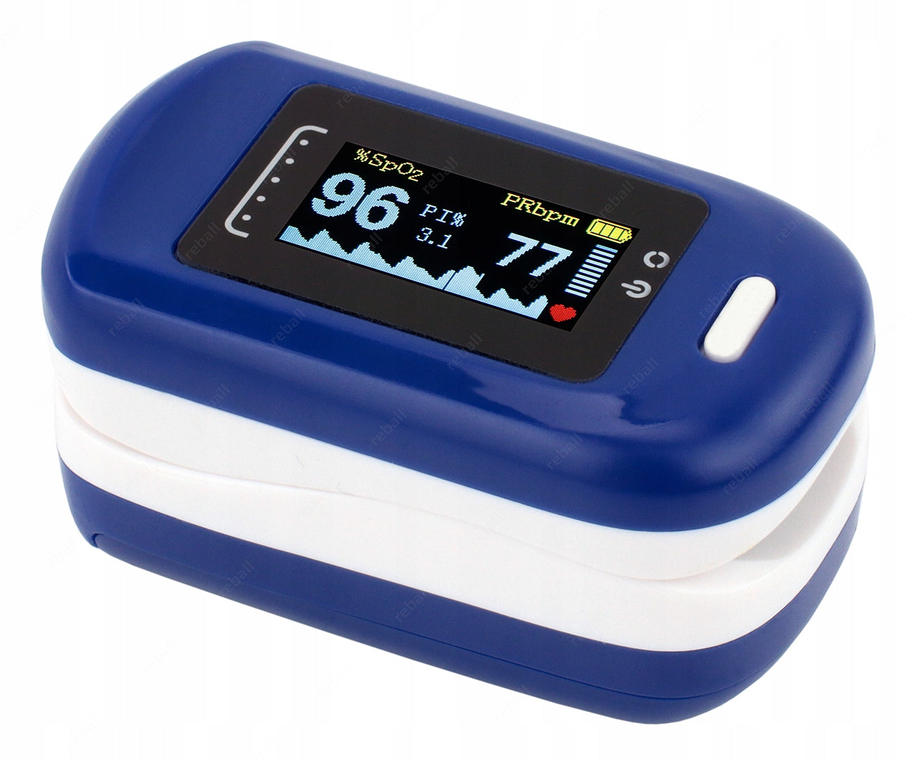 FINGER PULSE OXIMETER HEART RATE MONITOR PRBPM LCD DS101N Medical device no