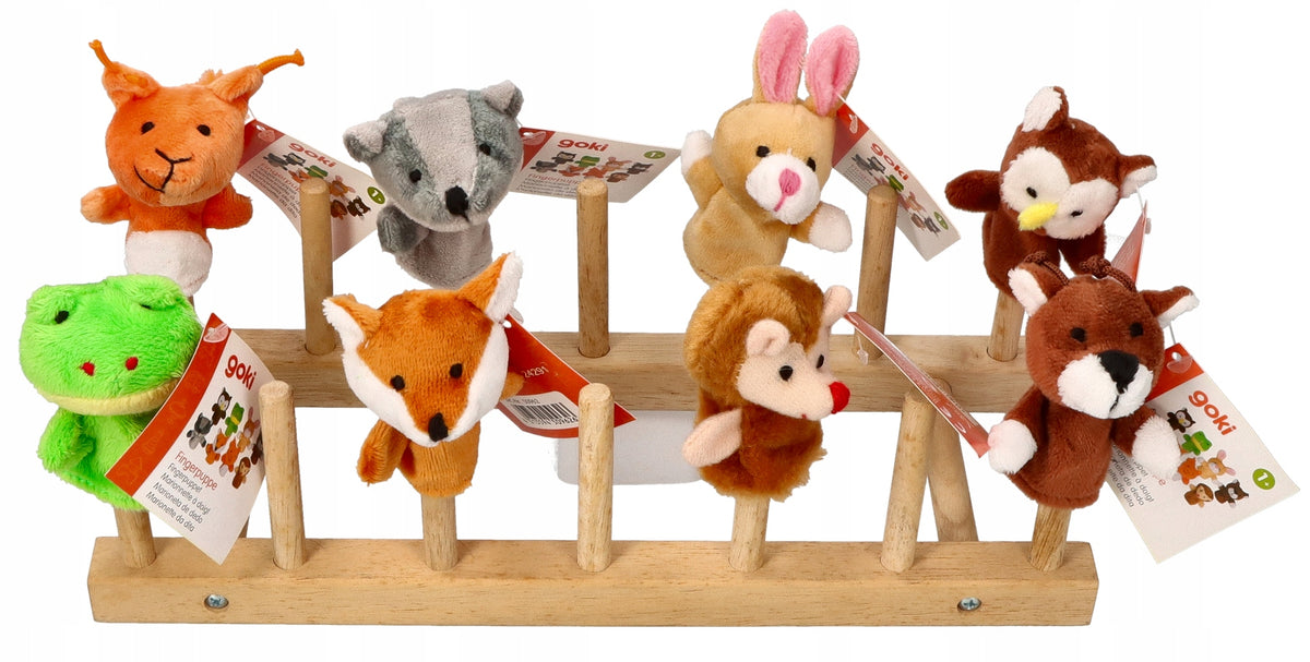 FINGER PUPPETS FOREST ANIMALS HOMEMADE TEARZYK