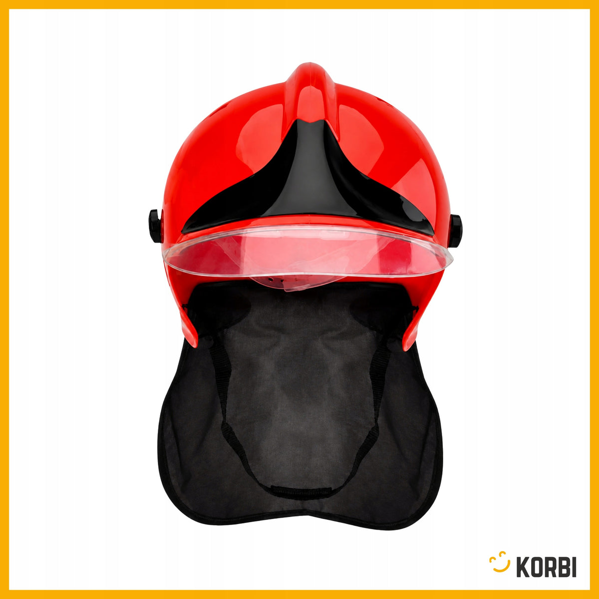 FIRE HELMET FOR CHILDREN HELMET RED VISOR MDP DISGUISE FIRE BRIGADE Packaging status original