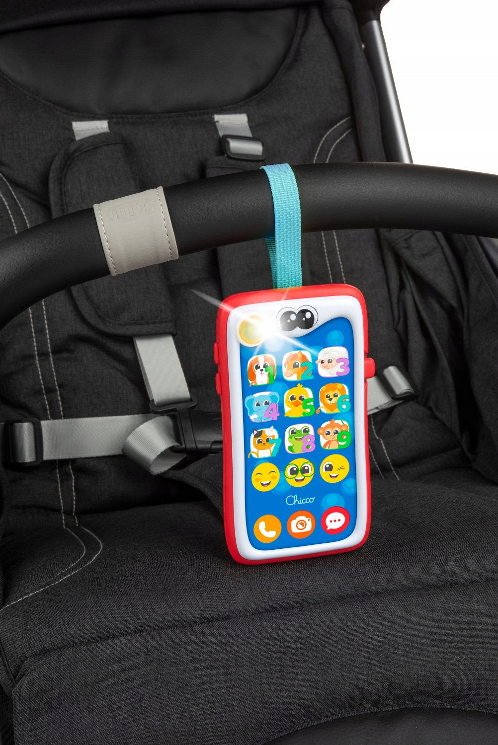 FIRST PHONE SMARTPHONE TOY COLORFUL Polish ENGLISH FOR LEARNING CHICCO EAN (GTIN) 8058664156146