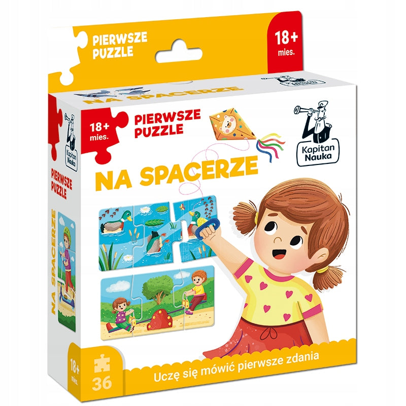 FIRST PUZZLE. ON A WALK. PUZZLE GIFT FOR CHILDREN LEARNING SPEECH