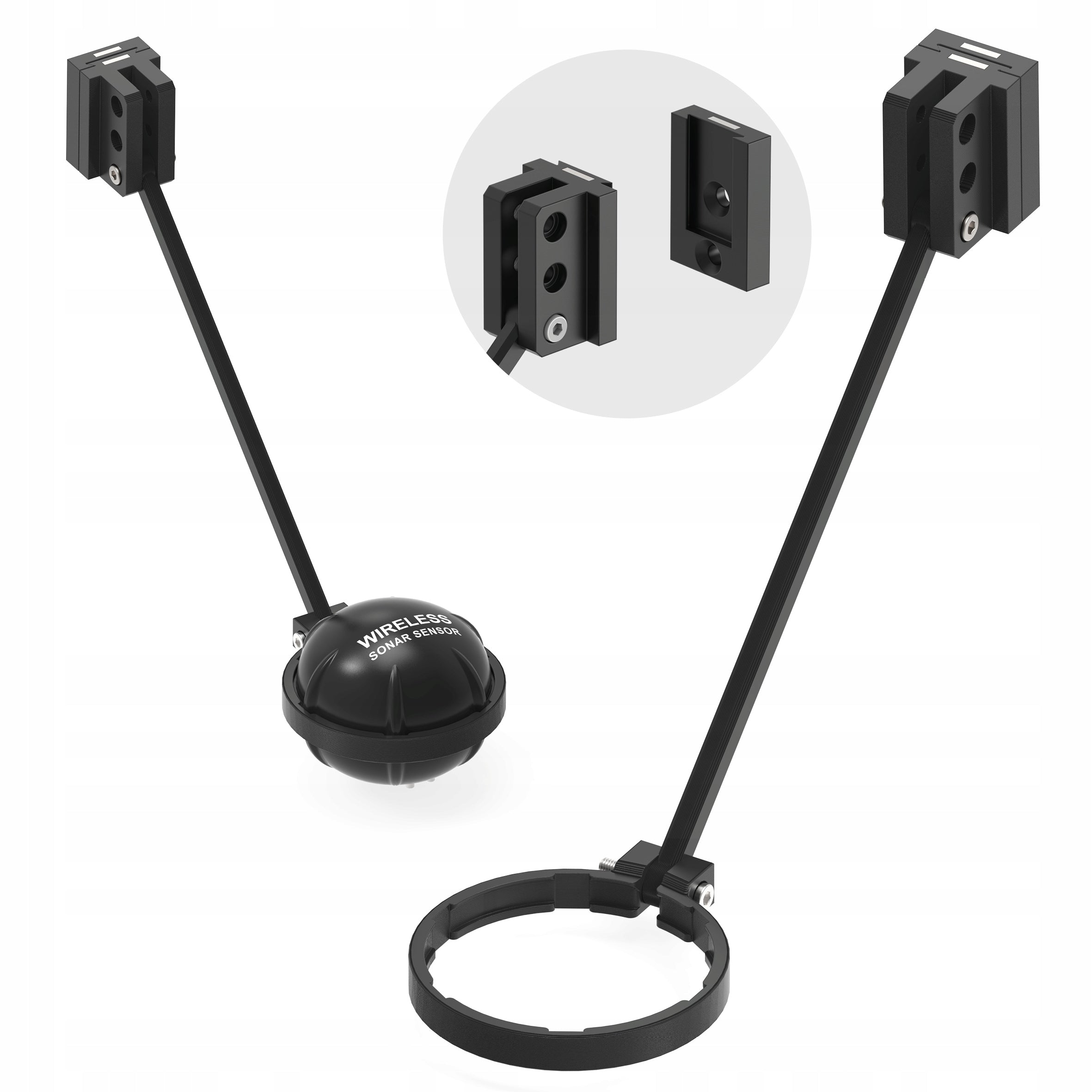 FISH FINDER sonar holder | Wireless Sonar Sensor + Quick Coupler