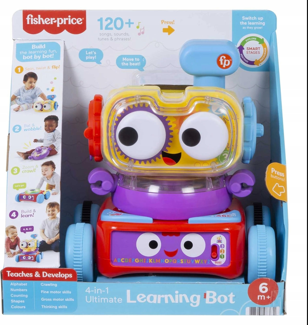 FISHER-PRICE 4-in-1 Learning Robot Educational Toy (English Version)