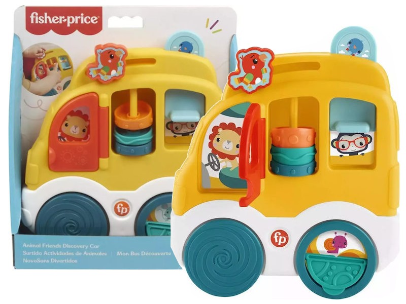 FISHER PRICE ACTIVE CAR interactive toy for baby +6 mcy