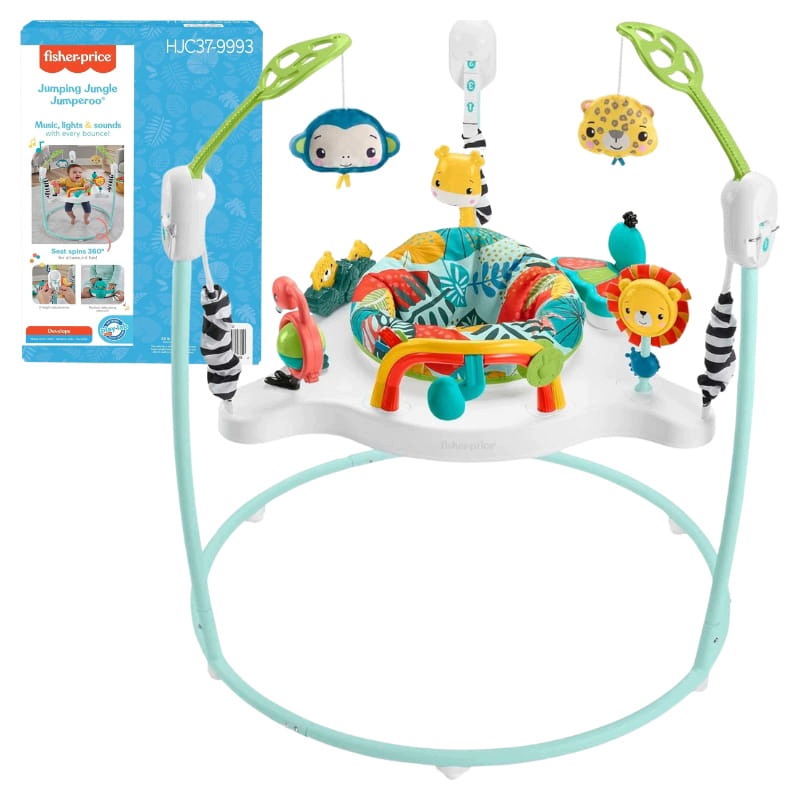 FISHER PRICE INTERACTIVE EDUCATIONAL TABLE JUMPER JUMPING JUMPERO JUNGLE