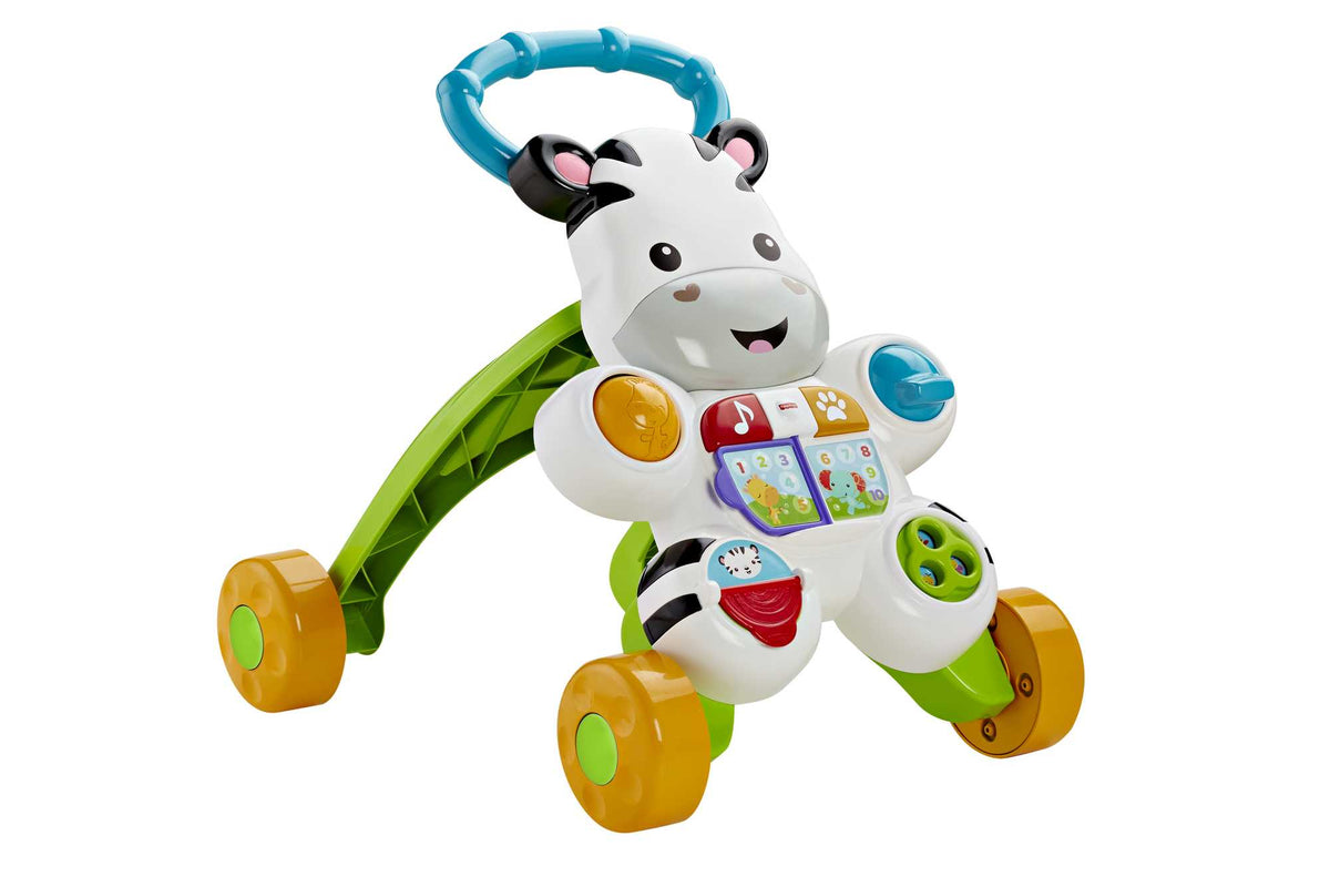 FISHER PRICE INTERACTIVE ZEBRA PUSHER WALKER FOR CHILDREN GERMAN Manufacturer code 887961953329