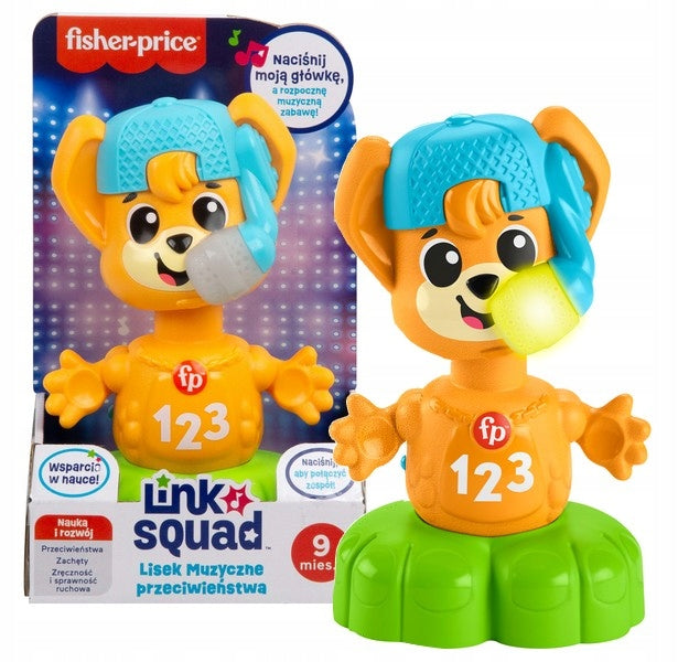 FISHER PRICE LINK SQUAD INTERACTIVE FOX educational toy +9 months