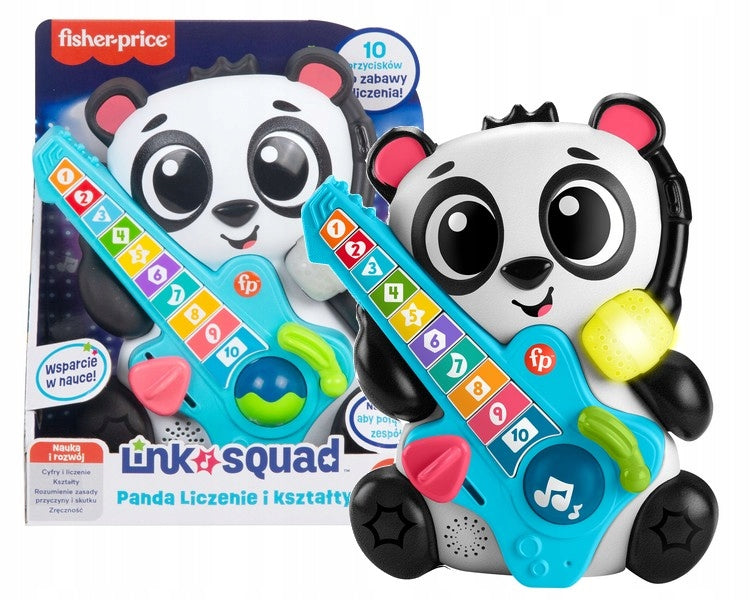 FISHER PRICE LINK SQUAD INTERACTIVE PANDA educational toy +9 m
