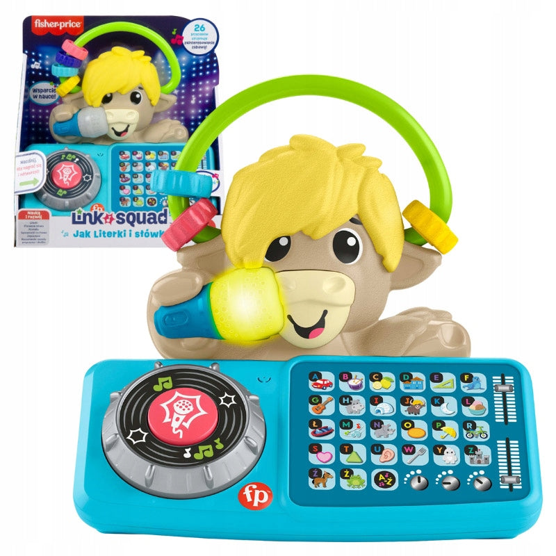 FISHER-PRICE LINKSMALS SQUAD INTERACTIVE TOY LIKE LETTERS AND WORDS 9M+