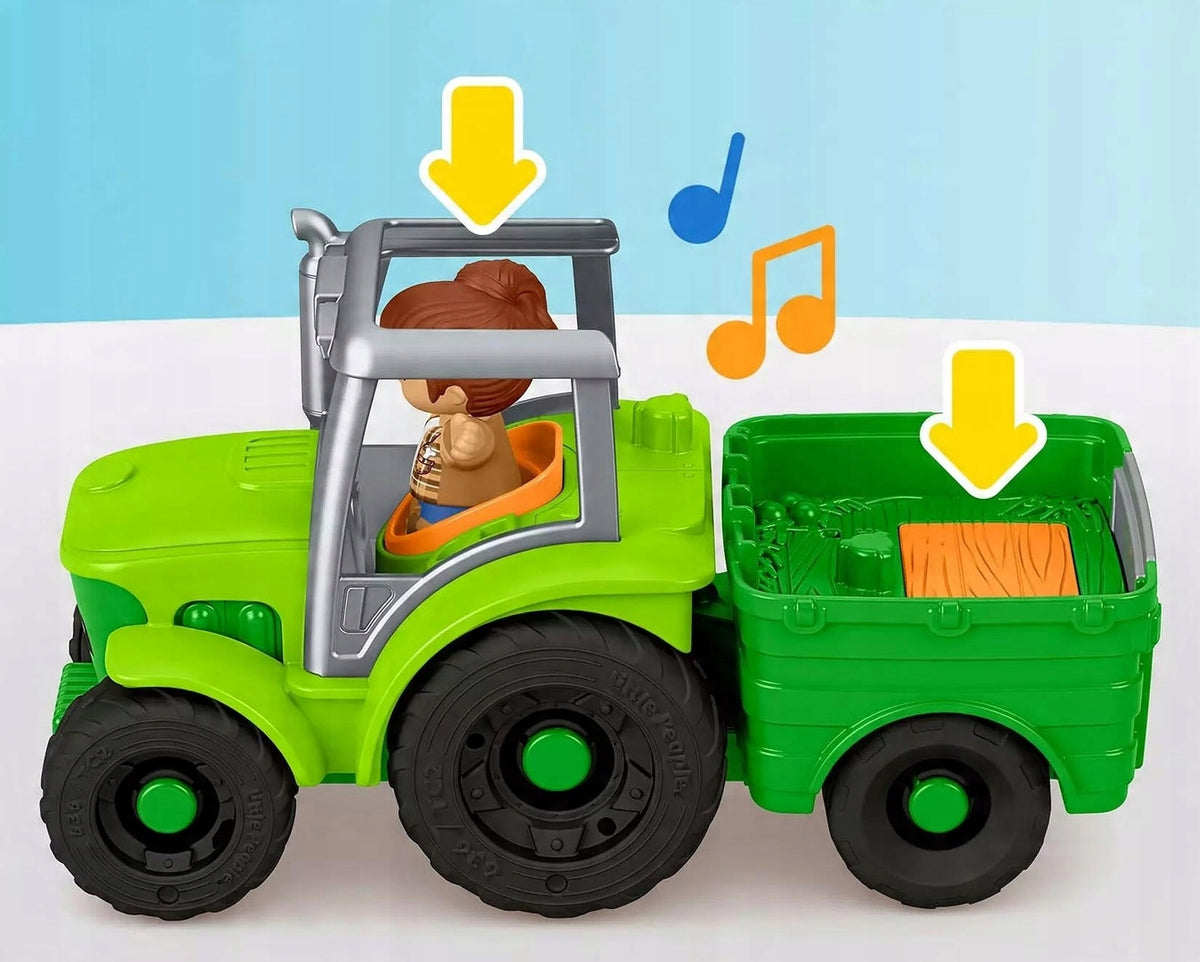FISHER PRICE LITTLE PEOPLE MUSICAL TRACTOR interactive toy for kids Brand Fisher-Price