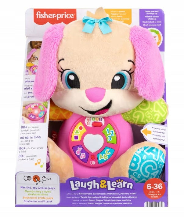 FISHER PRICE SISTER PUPPY STUDENT interactive toy JFD Packaging status original