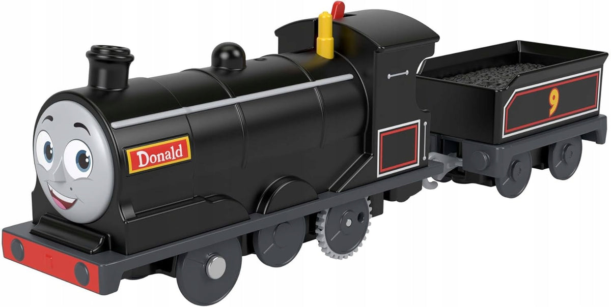 FISHER PRICE TOMEK AND FRIENDS LOCOMOTIVE DONALD with drive JBW21 Packaging status original