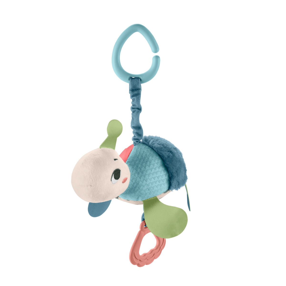 FISHER PRICE TURTLE sensory pendant for baby PLANET FRIENDS Brand Fisher-Price