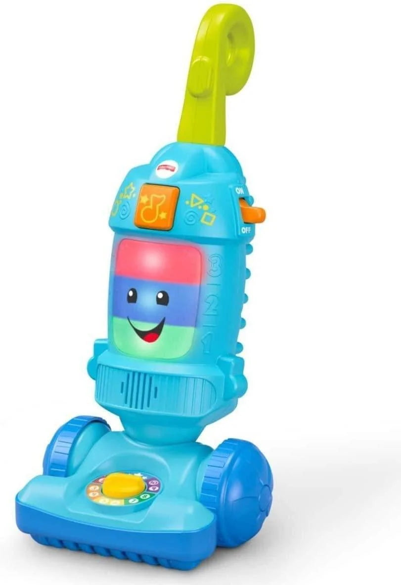 FISHER PRICE VACUUM CLEANER INTERACTIVE EDUCATIONAL TOY 12M+ ANG Kid's age 12+ months
