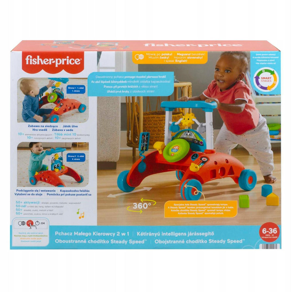 FISHER PRICE WALKER PUSHER SMALL DRIVER HJP44 Manufacturer code HJP44