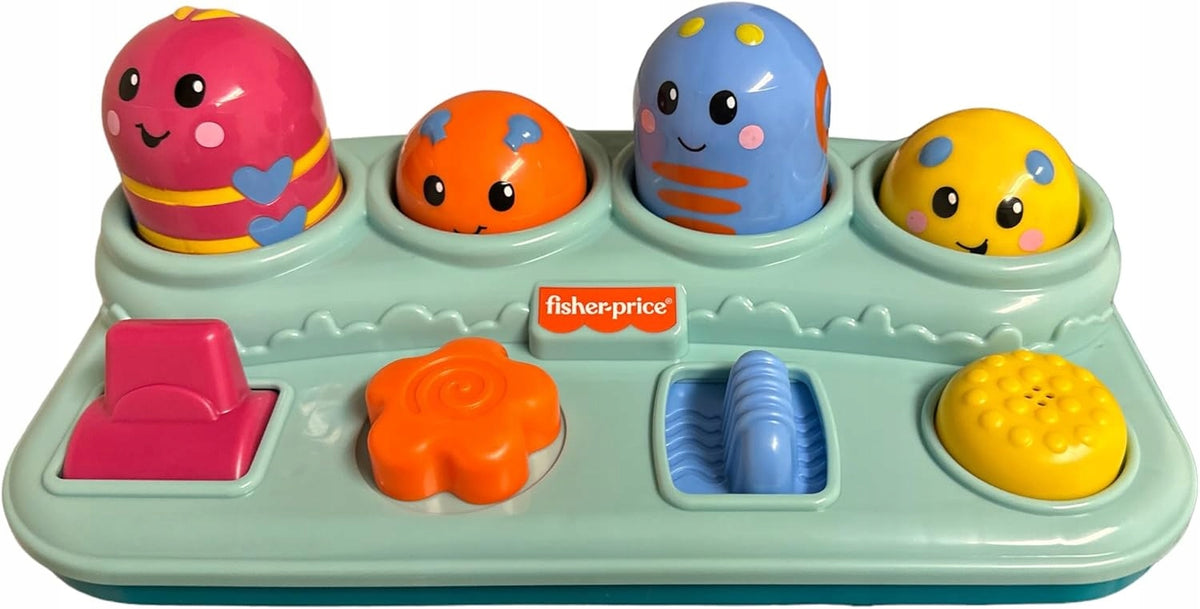 FISHER PRICE WORMS PLAYFISHERS jumping animals, for baby +9 m Brand Fisher-Price