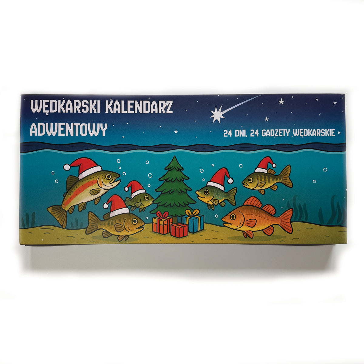 FISHING ADVENT CALENDAR 24 DAYS PRACTICAL AKCESORIA FOR ANGLER hit Packaging status original