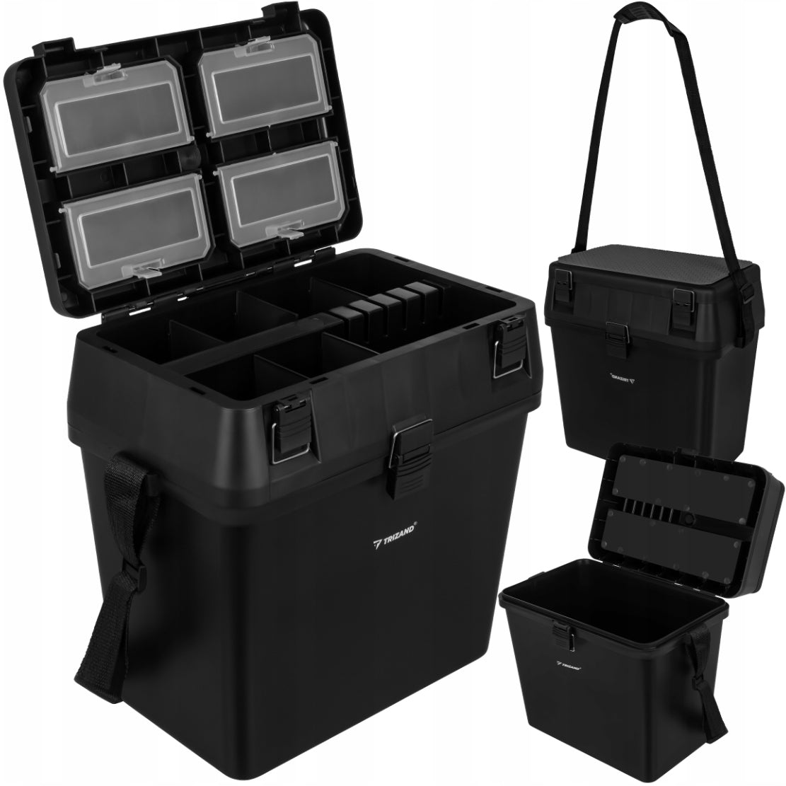 FISHING BOX SEAT 140KG FOR ACCESSORIES FLOAT GROUND SPINNING +BELT
