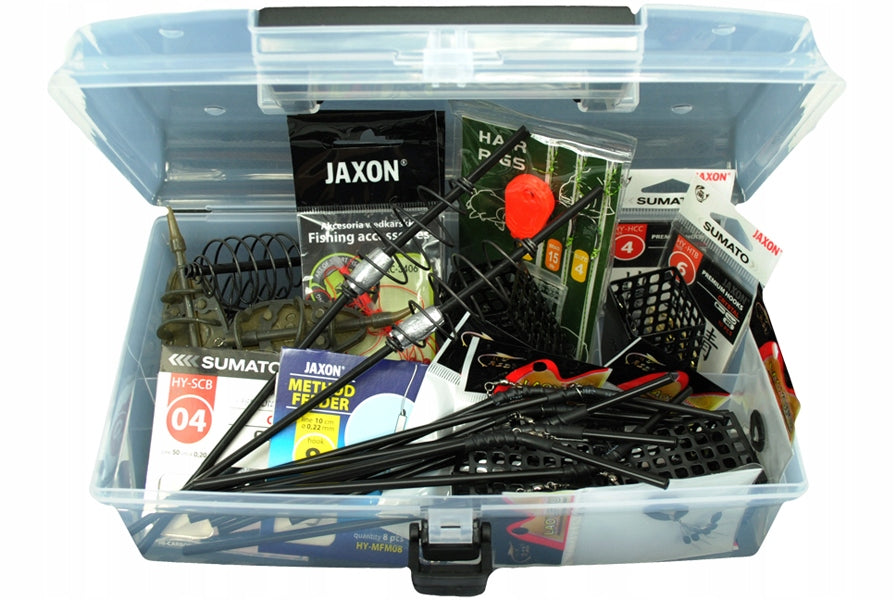 FISHING BOX ground feeder JAXON set of 112pcs Manufacturer code 112 akcesoriów