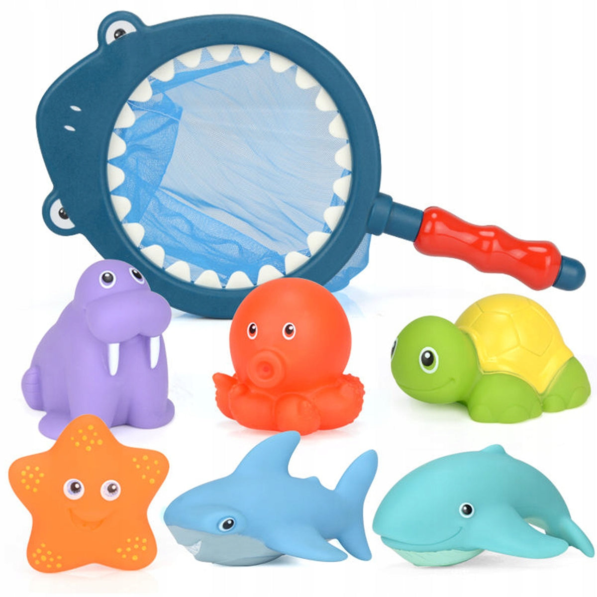 FISHING LARGE FISHING ROD SHARK TOY BATHTUB WATER FOR KIDS Packaging status original