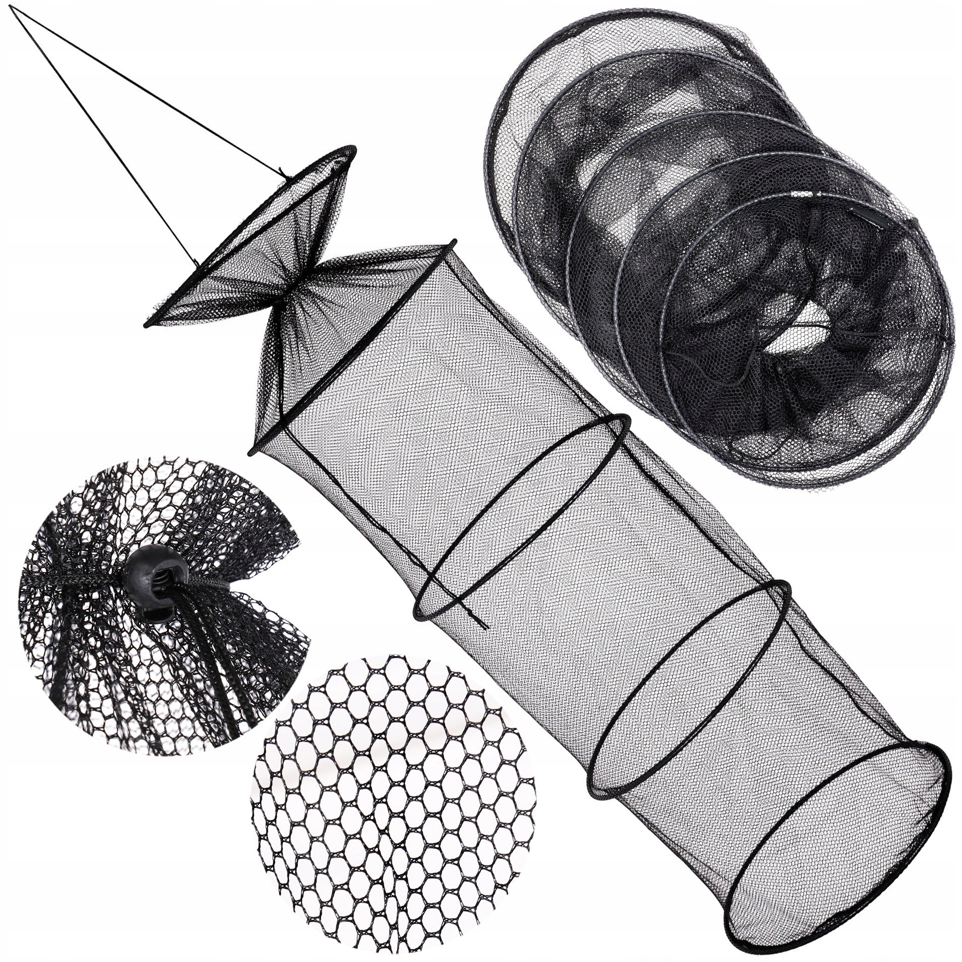 FISHING NET SOOT 4 FISH HOOPS 90/35 NECO