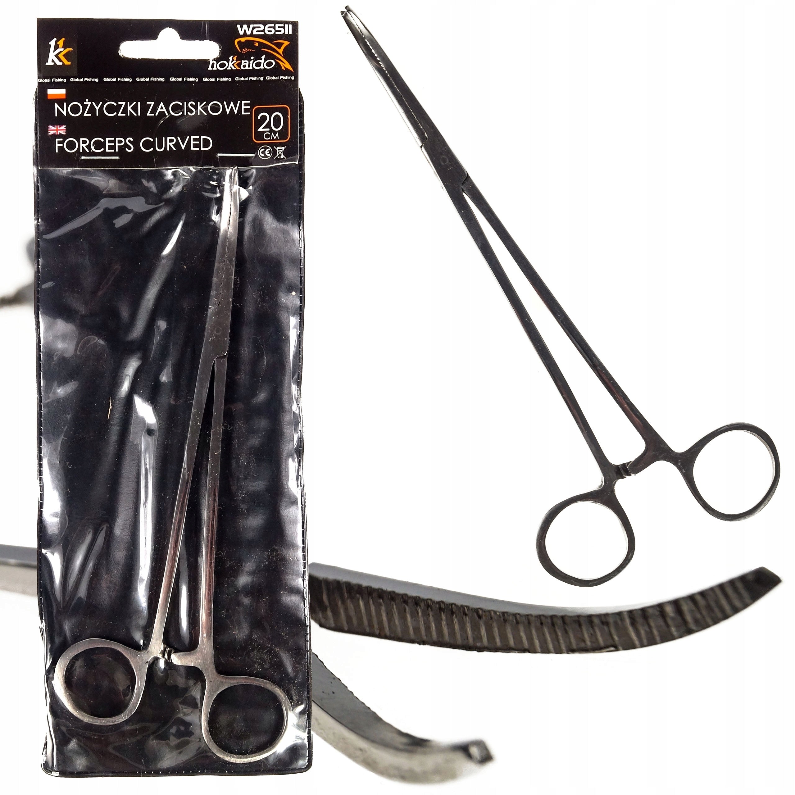 FISHING PLIERS HOKKAIDO SCISSORS BENT 20CM Brand Hokkaido